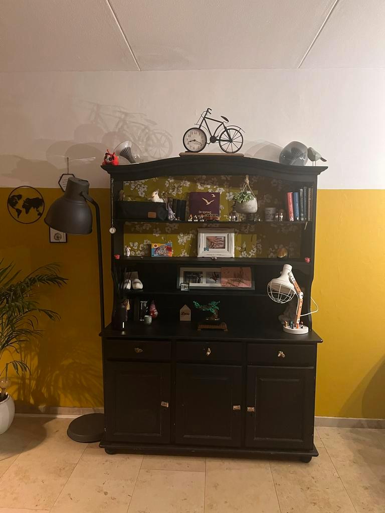 Buffetkast met kattenluik