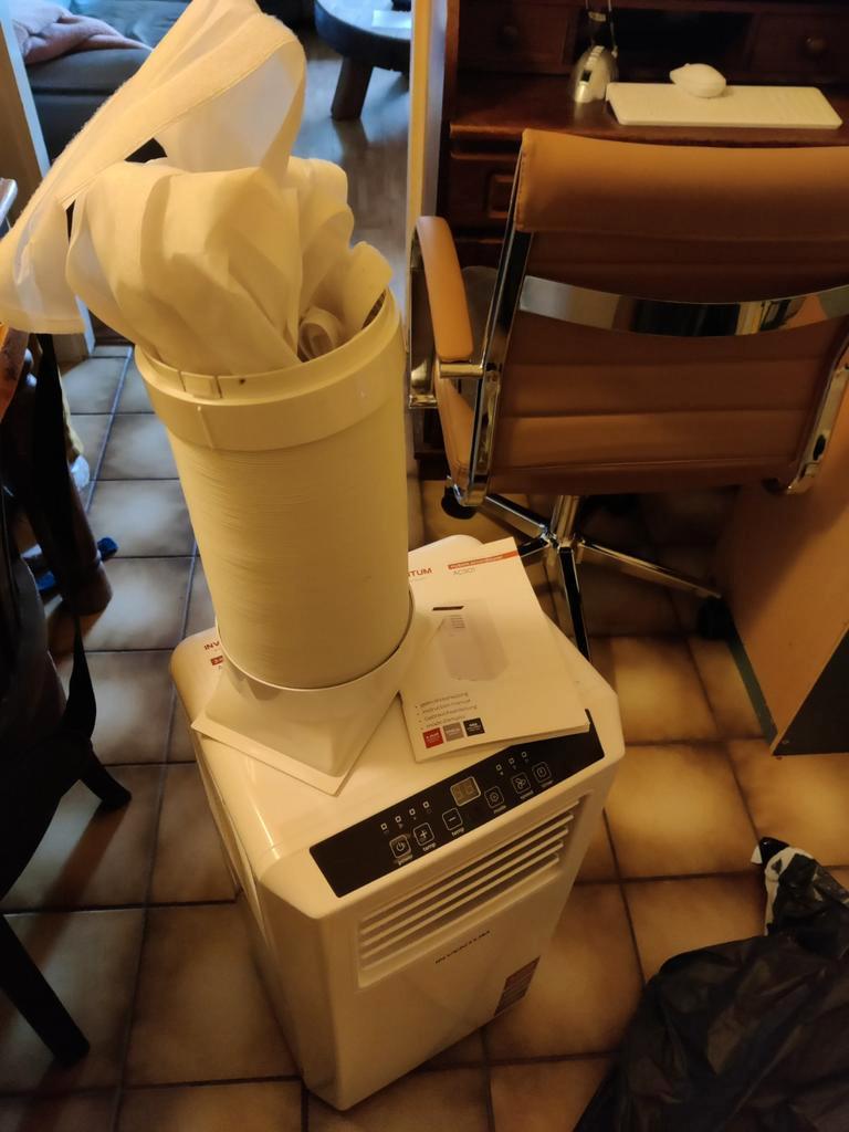 Inventum Mobiele Airco met Raamafsluiting