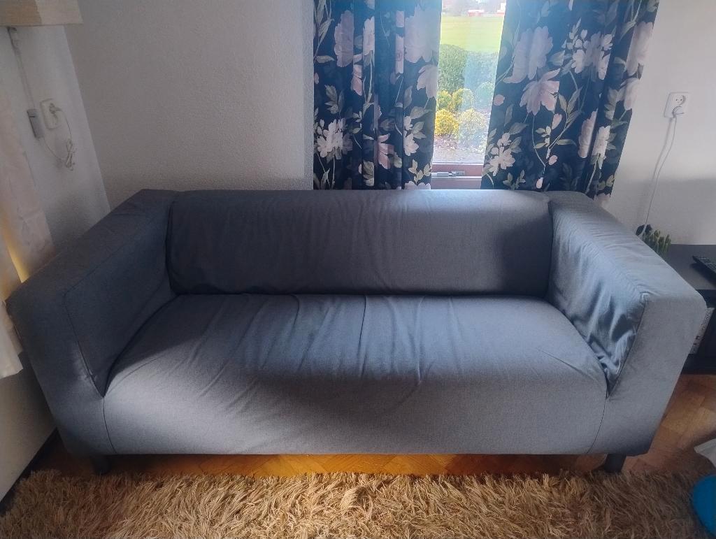 Gratis af te halen grijze  klippan bank