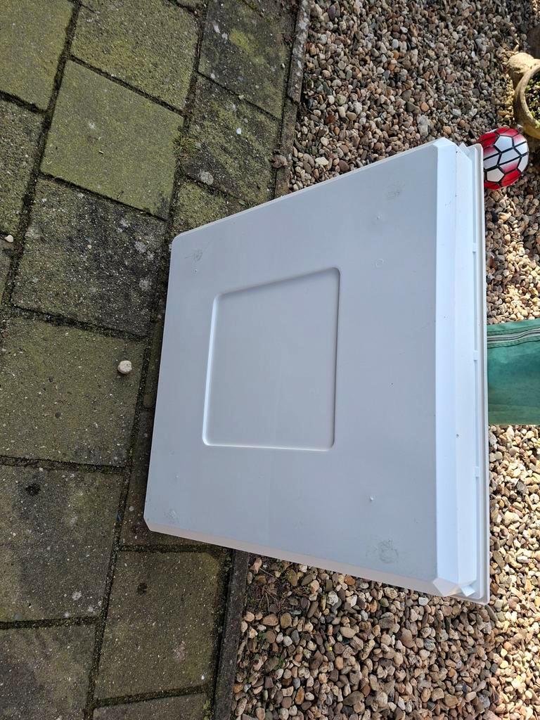 Gratis Lekbak voor wasmachine of droger