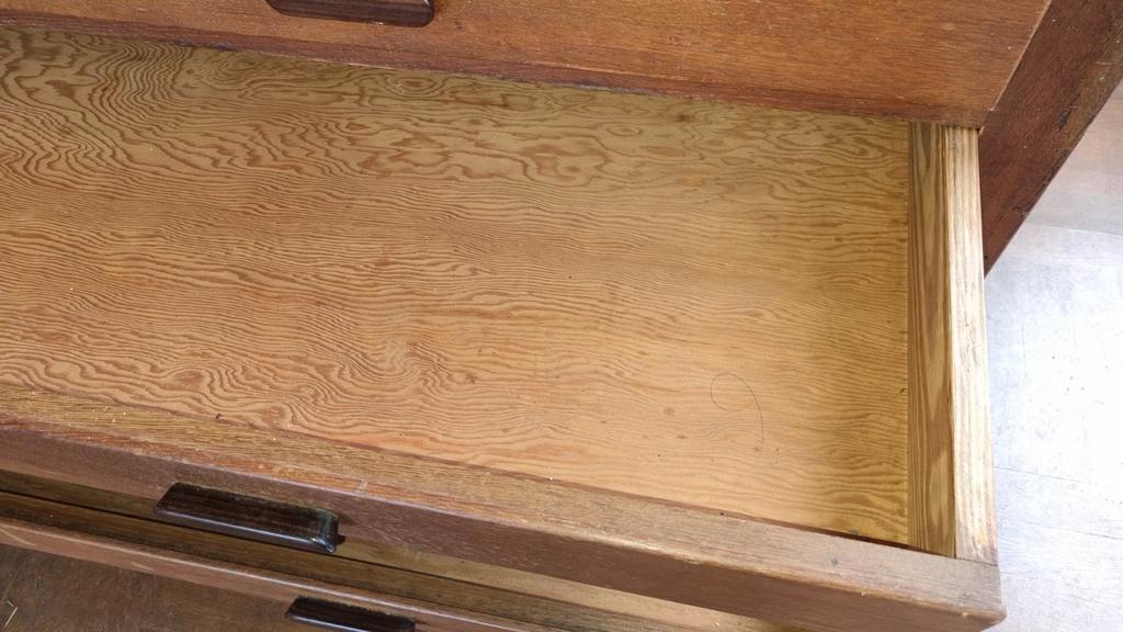 Massief houten tekeningenkast A0 - Delftse School?