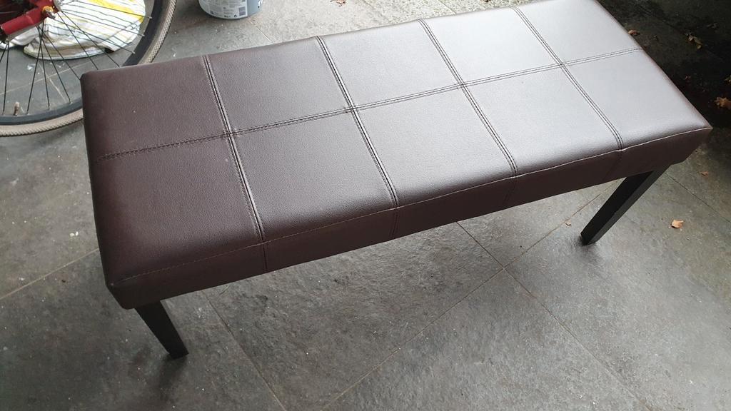 Stijlvolle bruine bank