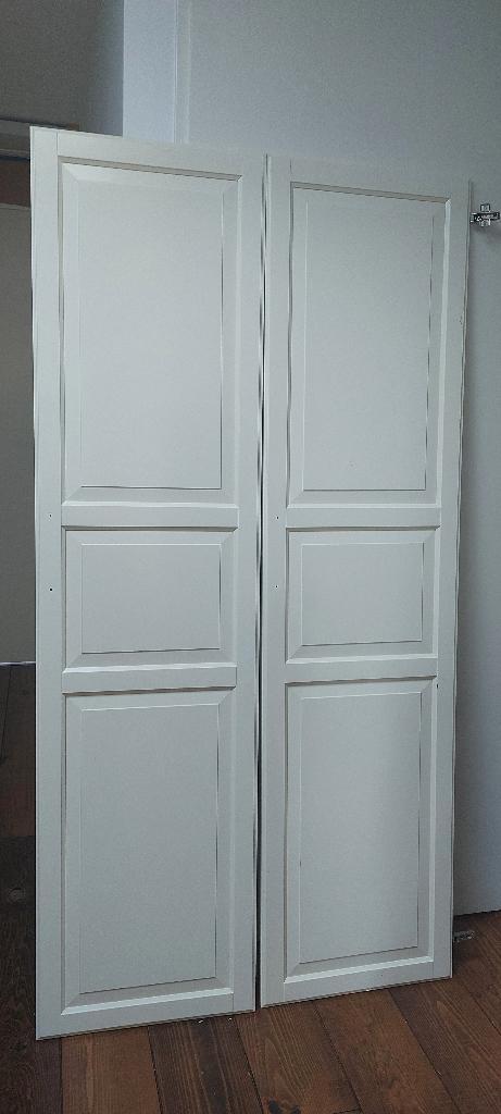 Witte Ikea Pax kastdeuren 50 x 195
