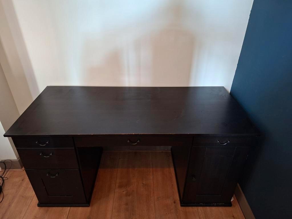Gebruikt bureau met opbergruimte - 150x65cm