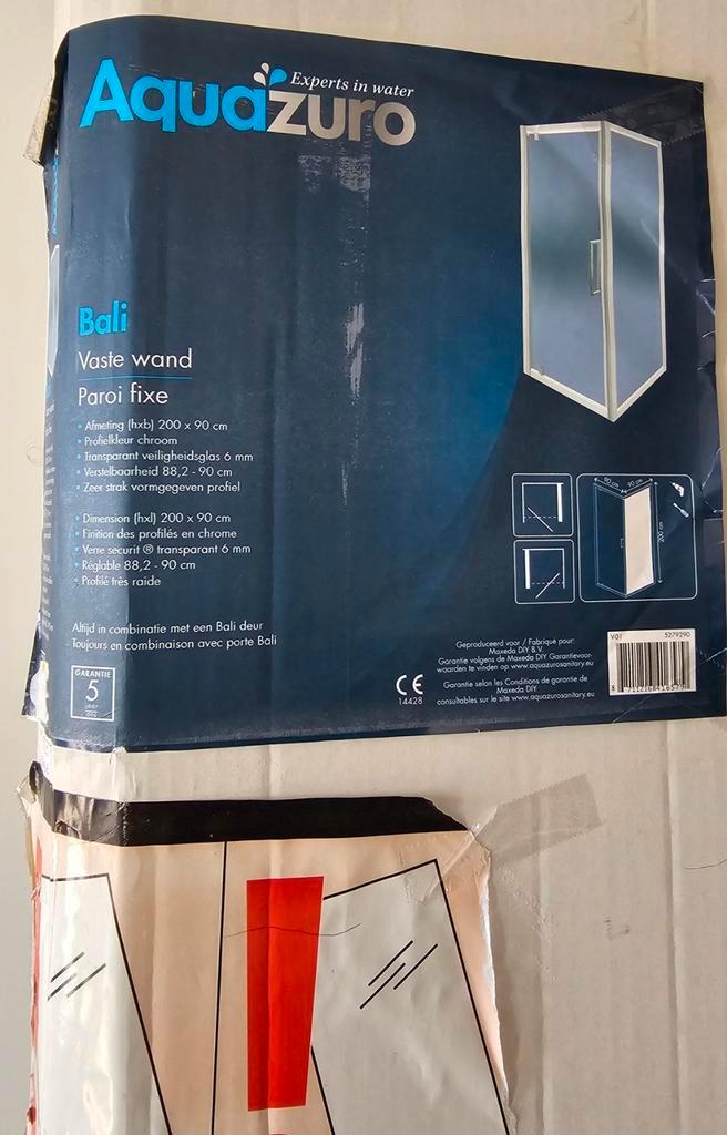 Douchewand - Bali Vaste Wand 90x90x200