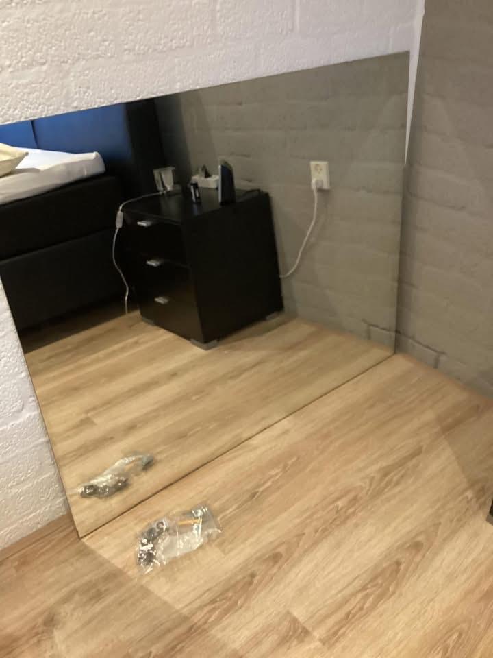 Grote rechthoekige spiegel