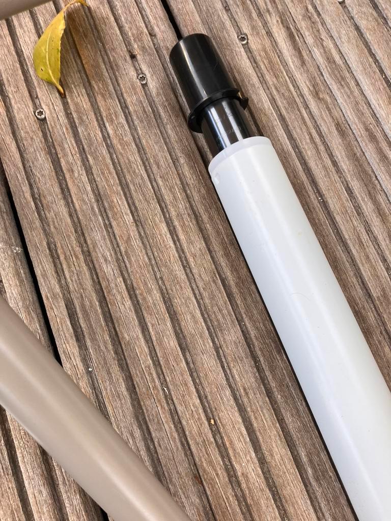 stoelonderstel IKEA orfjall. Draaibaar. Wit en beige