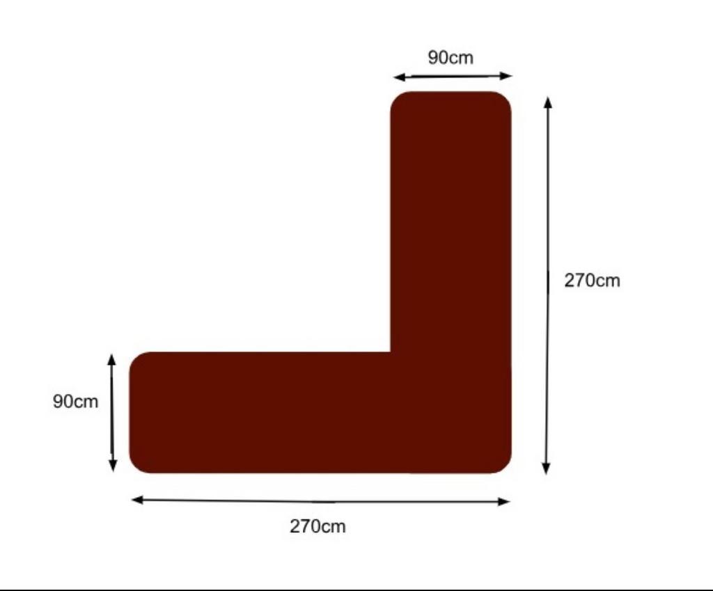 Gratis grote hoekbank - Gebruikt, maar nog goed!