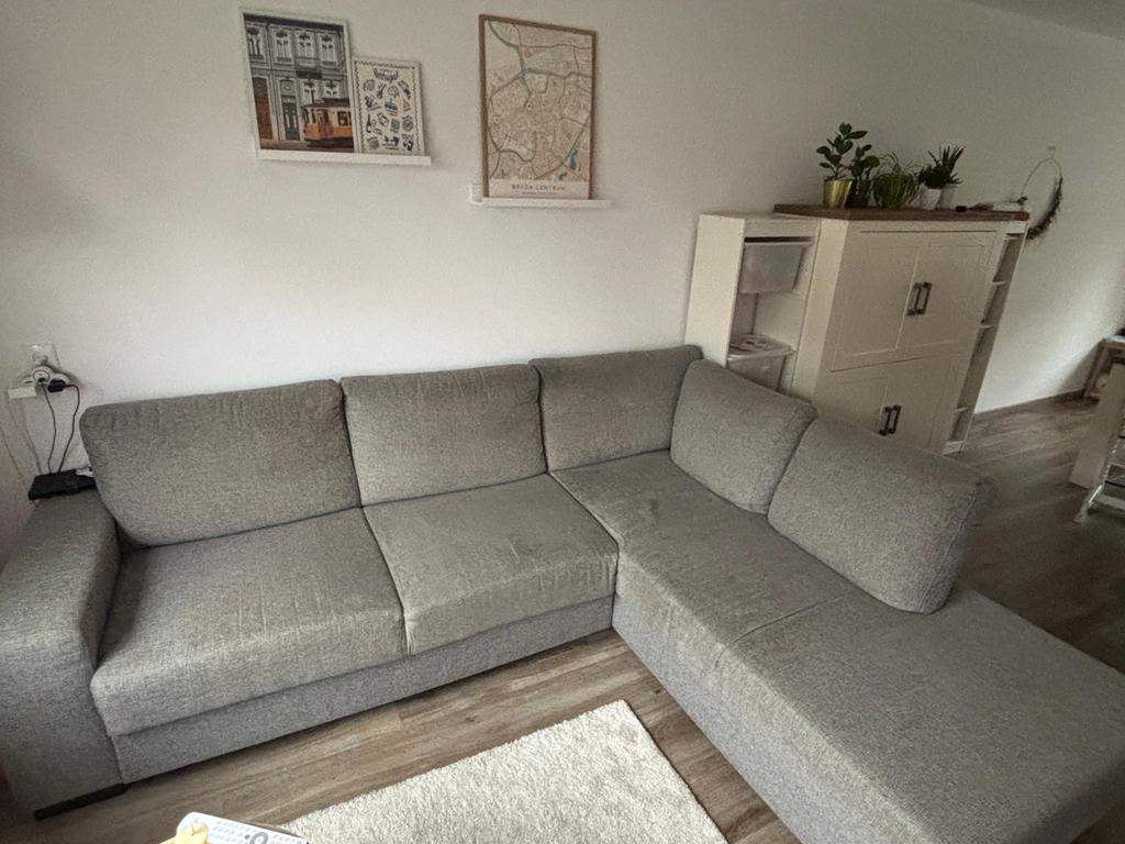 Hoekbank met liggedeelte - Gebruikt - 6 persoons