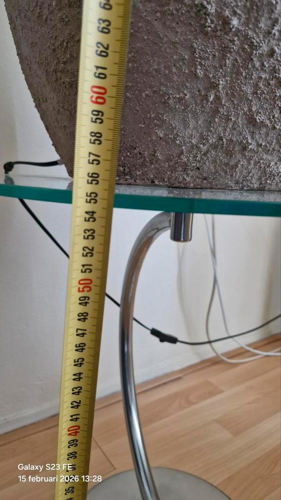 Glazen tafeltje - 45x55 cm