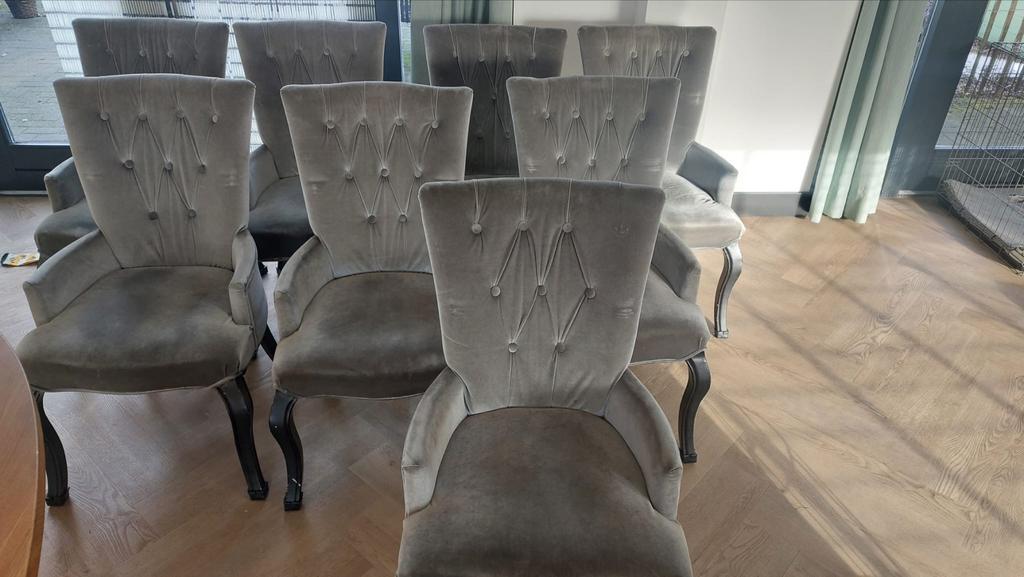 8 Gebruikte Eetkamerstoelen - Opknapper