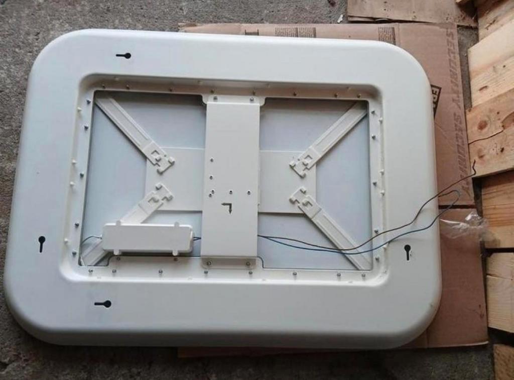 rechthoekige led badkamerspiegel voor een zak Engelse drop