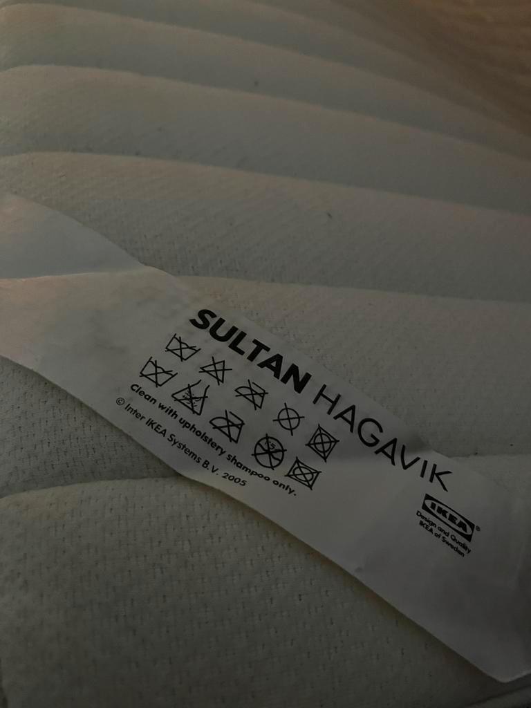 Gratis Ikea matras Sultan hagavik 140x200