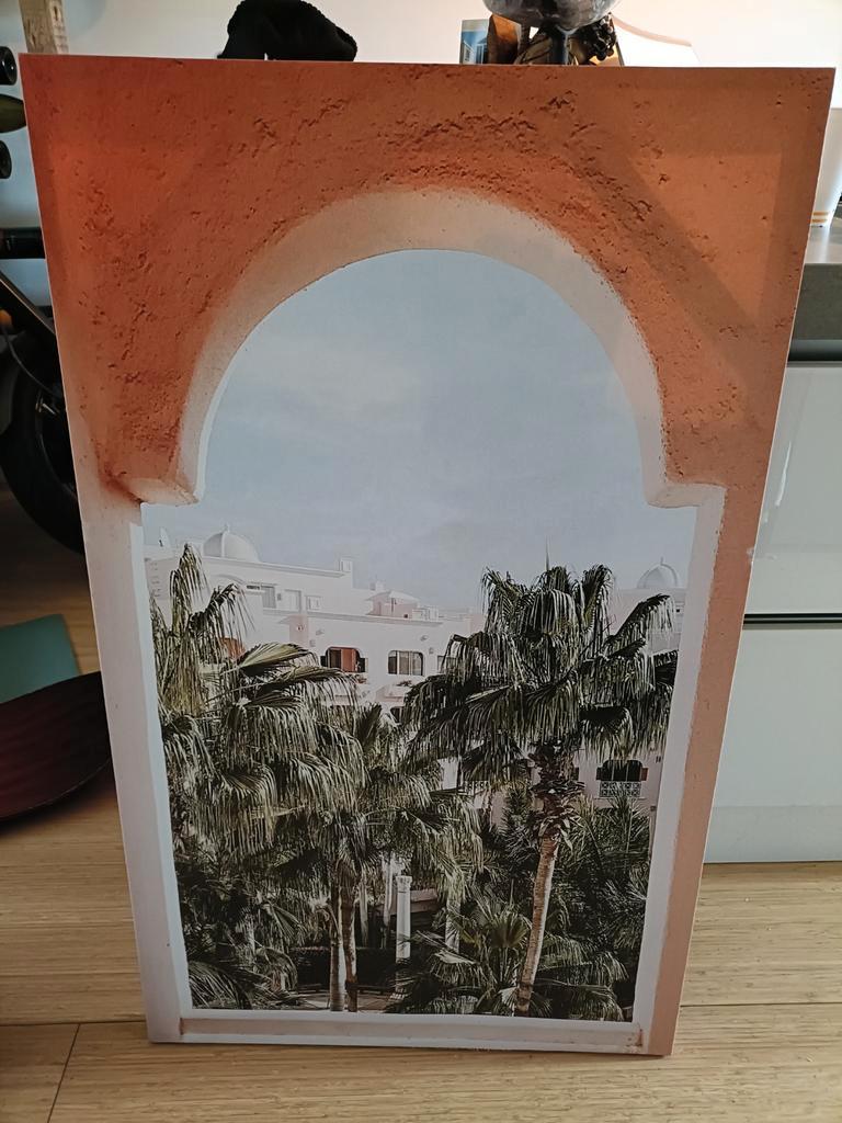 Gratis op te halen - palmboom Ibiza Canvas