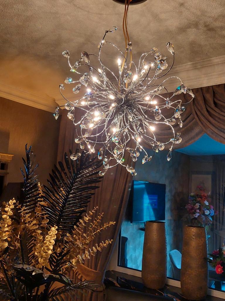 2  x swarovski hanglampen tekoop