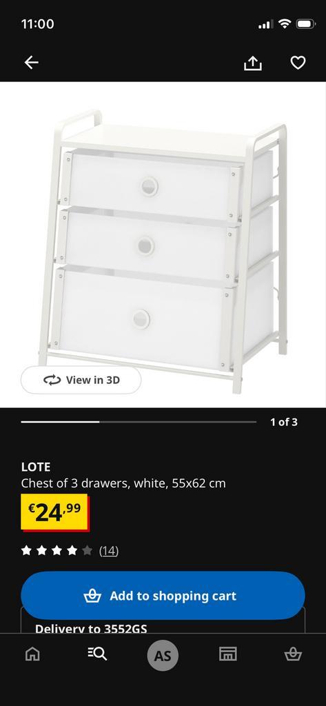 Ikea Lote Organizer/ Chest of Drawers - Free