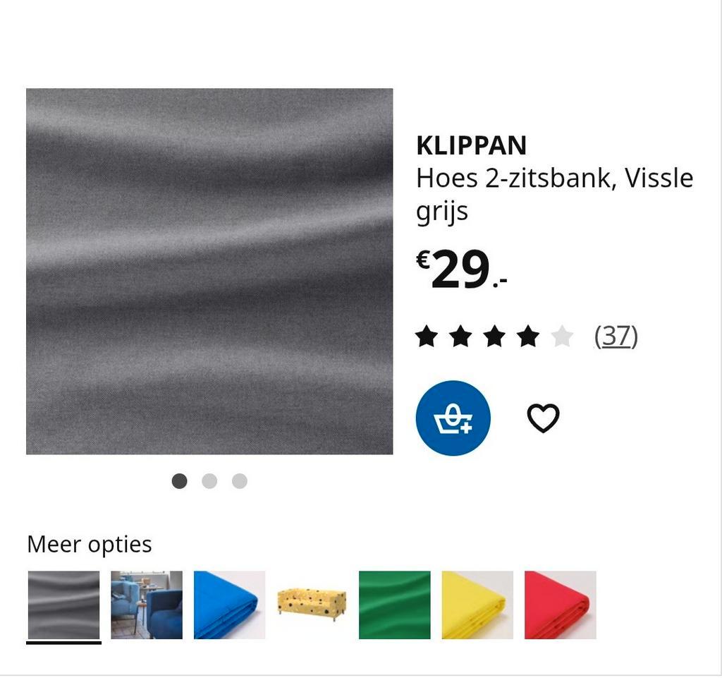 GRATIS Ikea Klippan bank zonder hoes