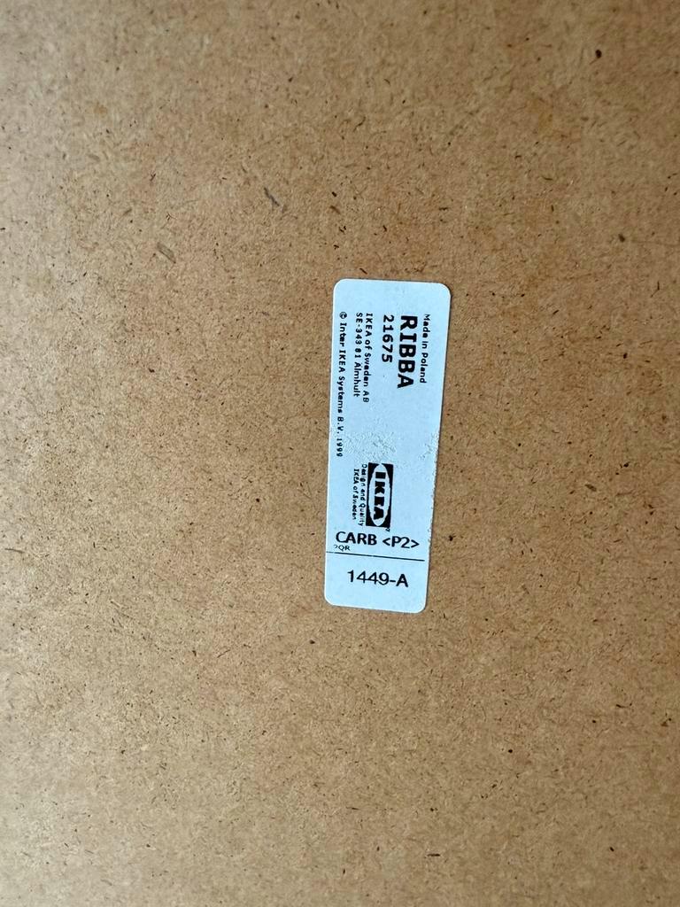 GRATIS - IKEA Ribba lijst ZONDER plastic plaat, 70x100, wit