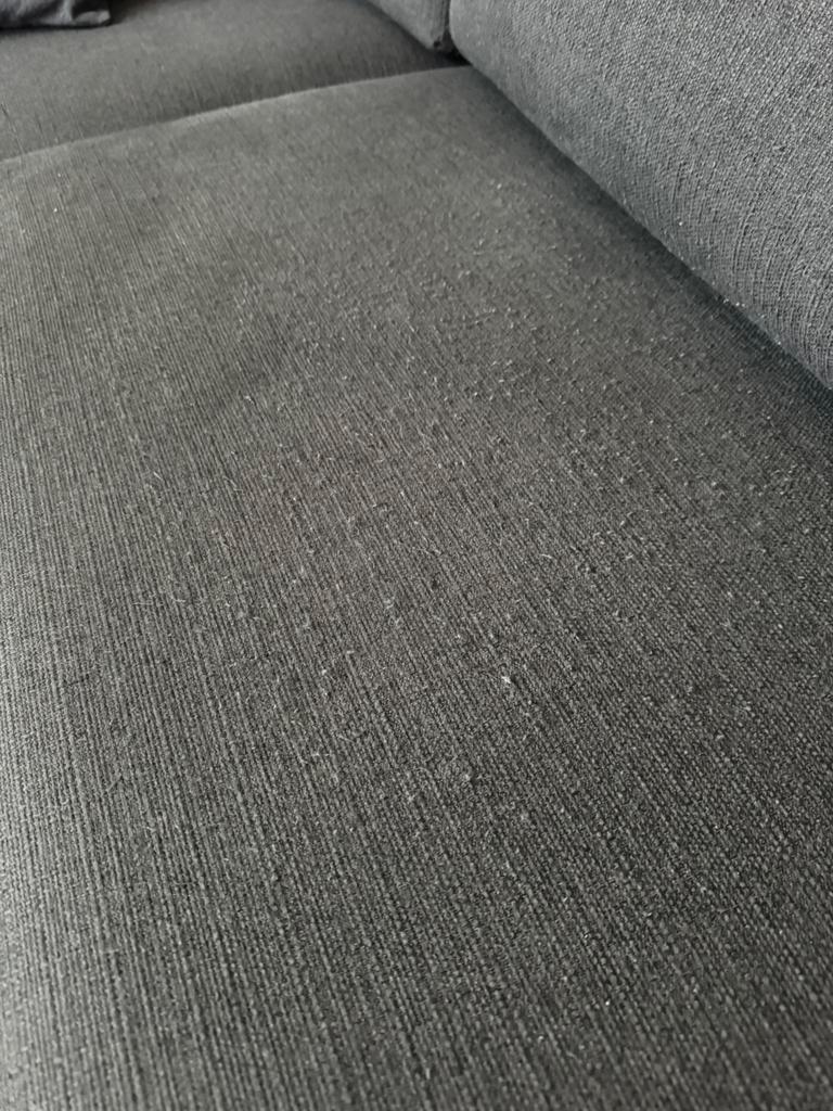 Grijze hoekbank - 255x225 cm