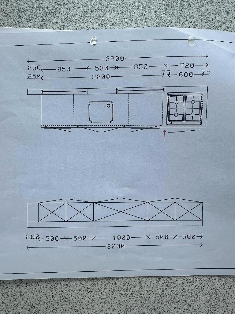 Gratis dubbelwandige keuken met apparatuur per 21 feb