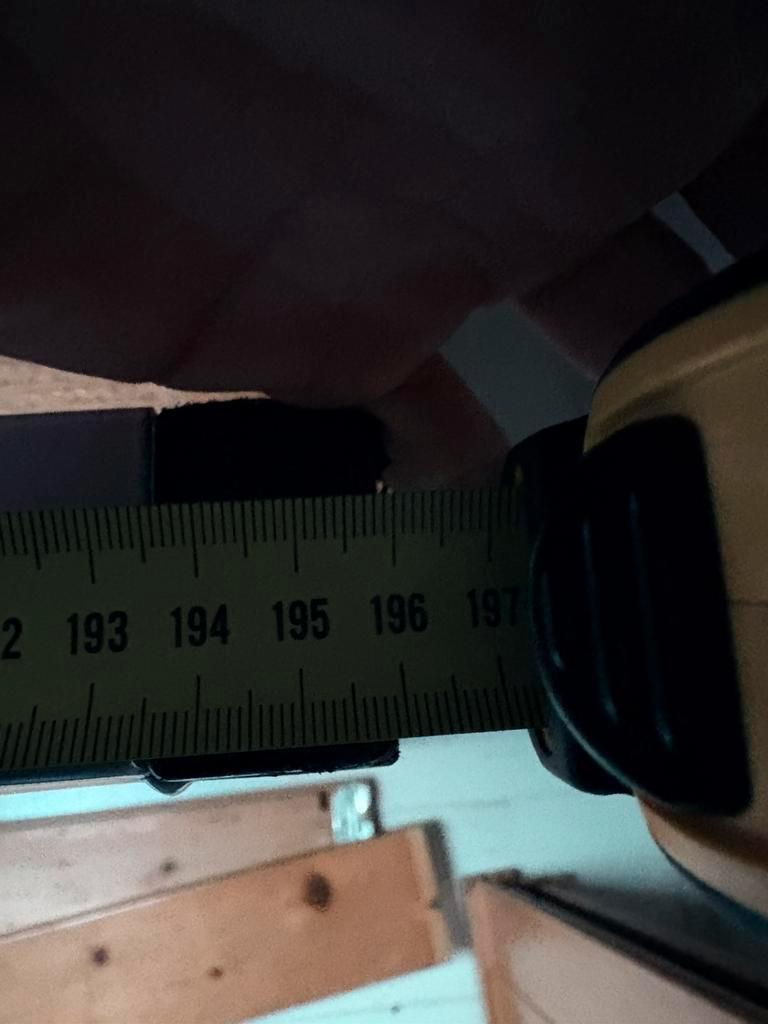 Houten bed 1persoons met auping spiraal bodem