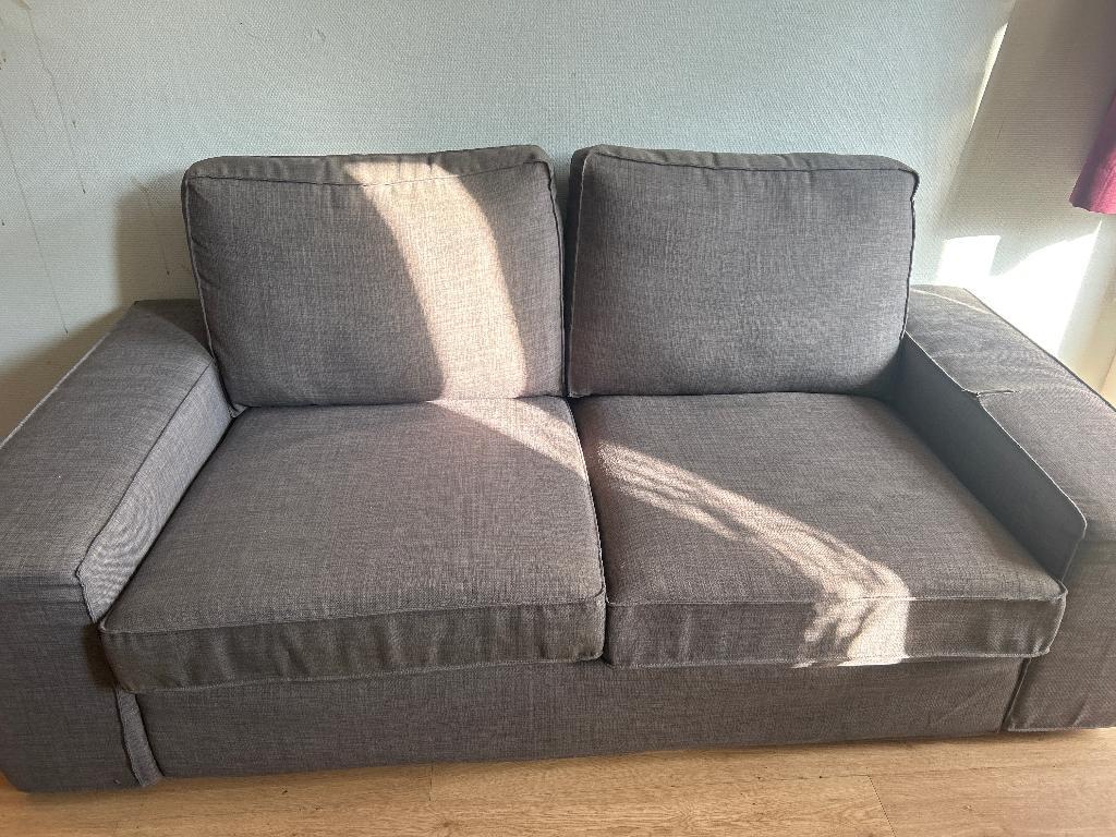 Stoffen twee persoons bank