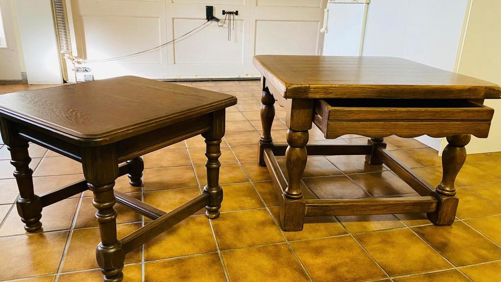 Eikenhout 2 tafeltjes