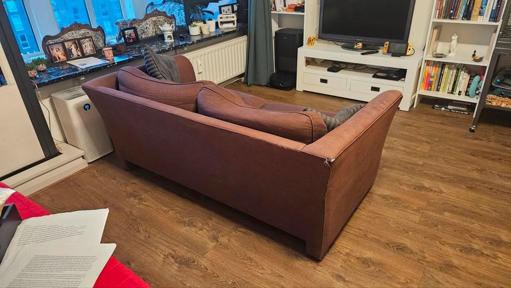 Oude stoffen bank - moet nu weg!!!