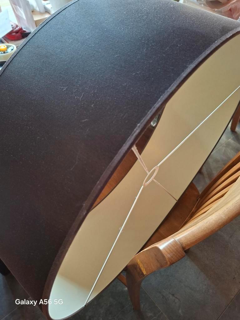 Zwarte lampenkap - 65cm doorsnee