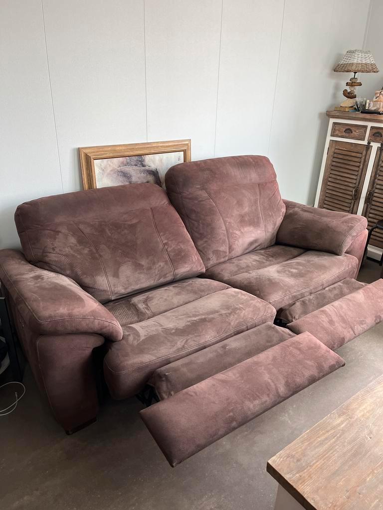 2 en 2,5 zits bankstel met elektrisch gedeelte - Gratis