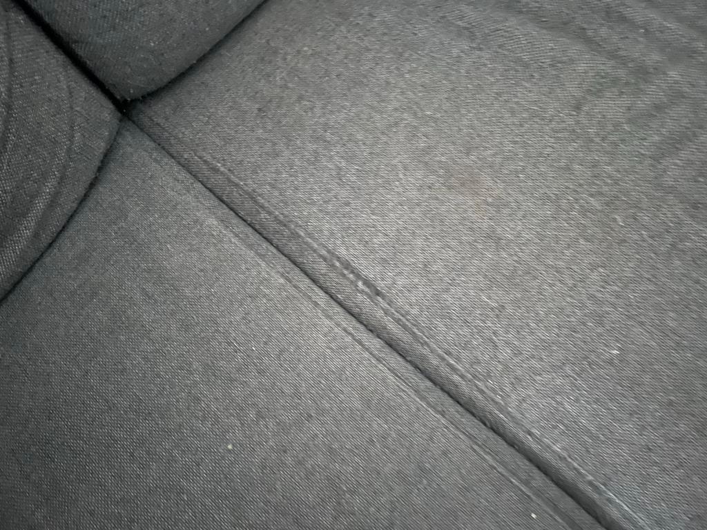 2-zitsbank met loungedeel - Muisgrijs - Gratis ophalen!