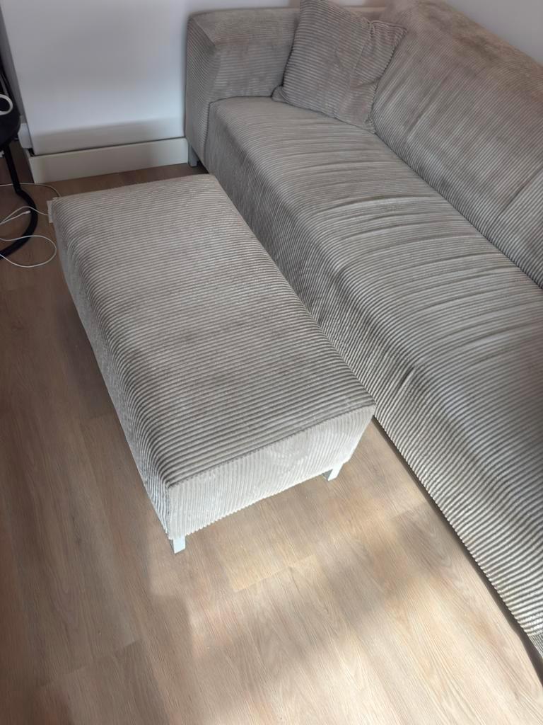 Mooie grijze bank 250x100 cm