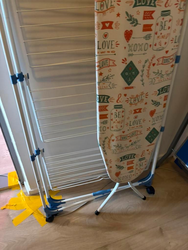 Droogrek en strijkplank