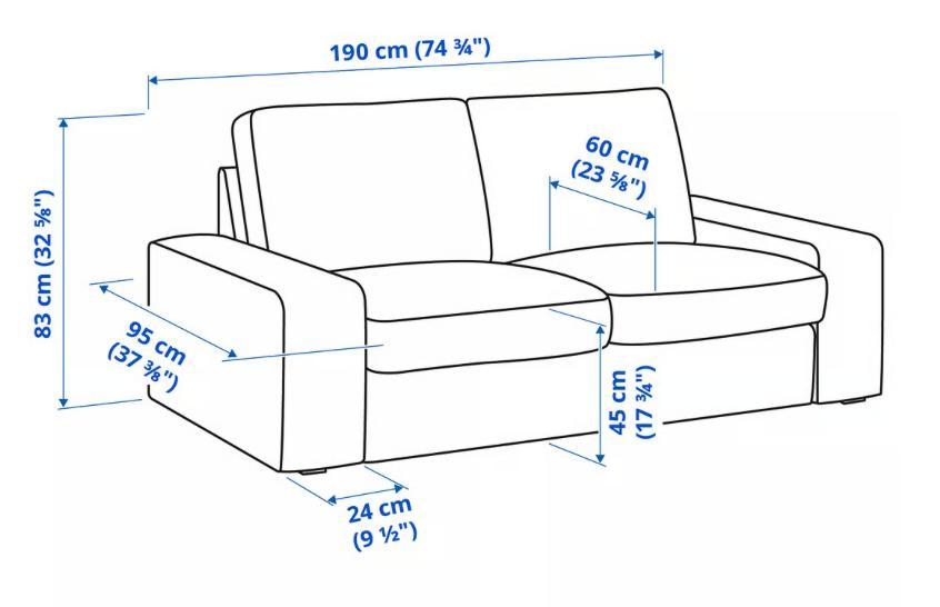 2-zits bank en chaise-longue