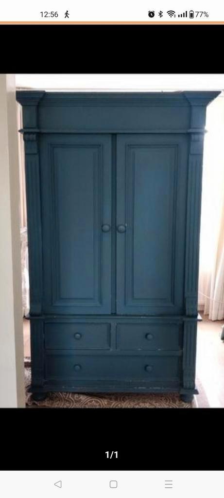 Gratis!! Kledingkast / Opbergkast - Blauw