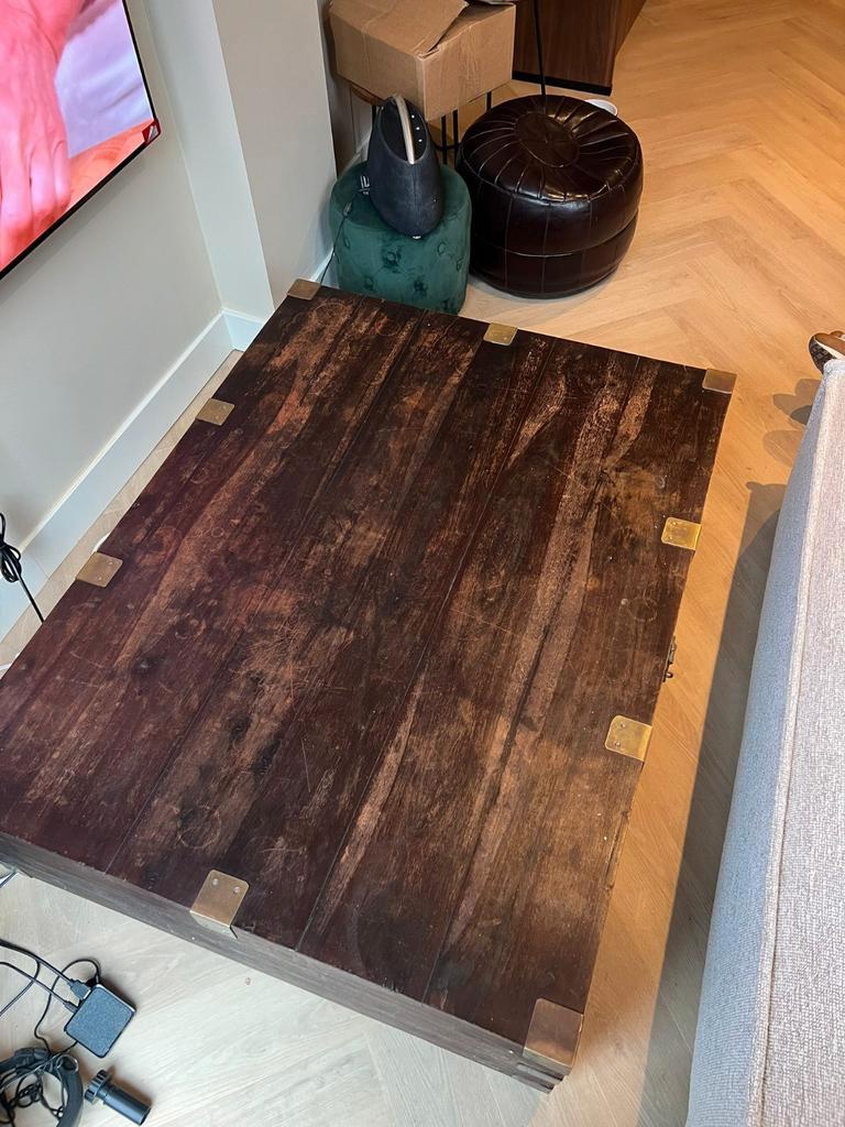 Houten Opbergkist / Salontafel