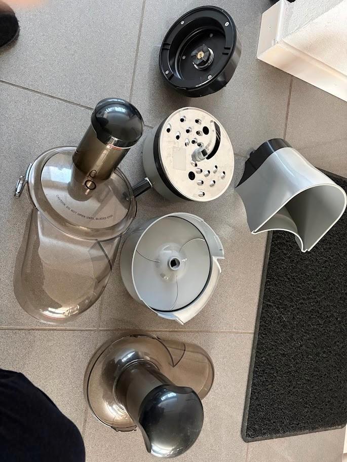 onderdelen sapcentrifuge/keukenmachine