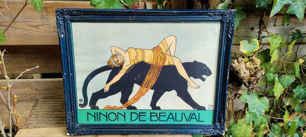 Gratis postertje in lijst en glas.