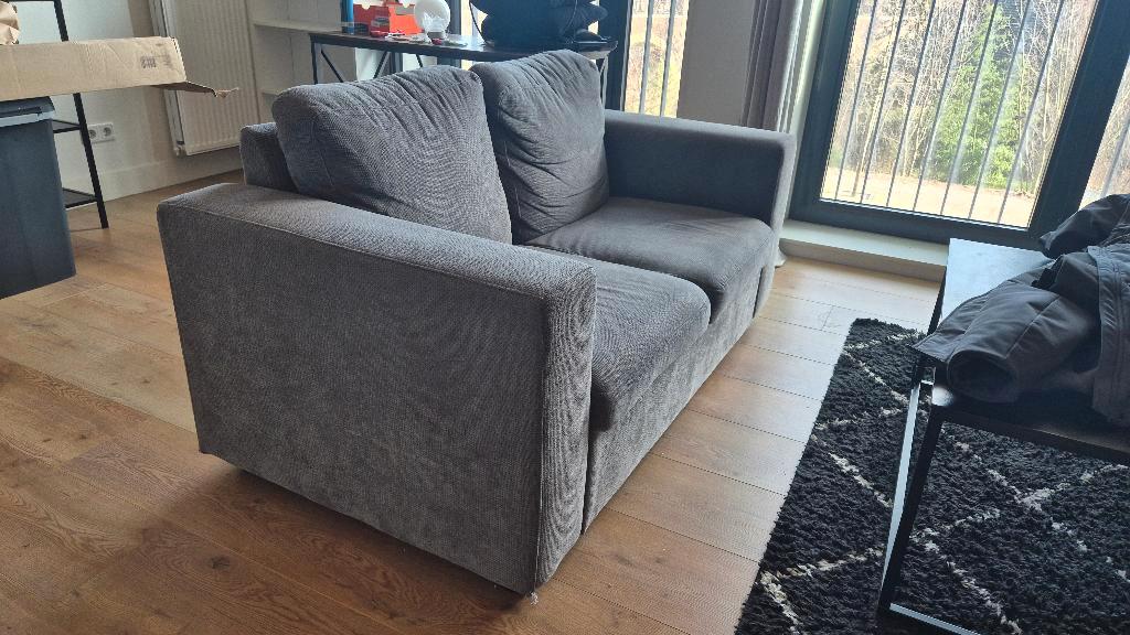 Gratis op te halen, grijze 2 zitbank