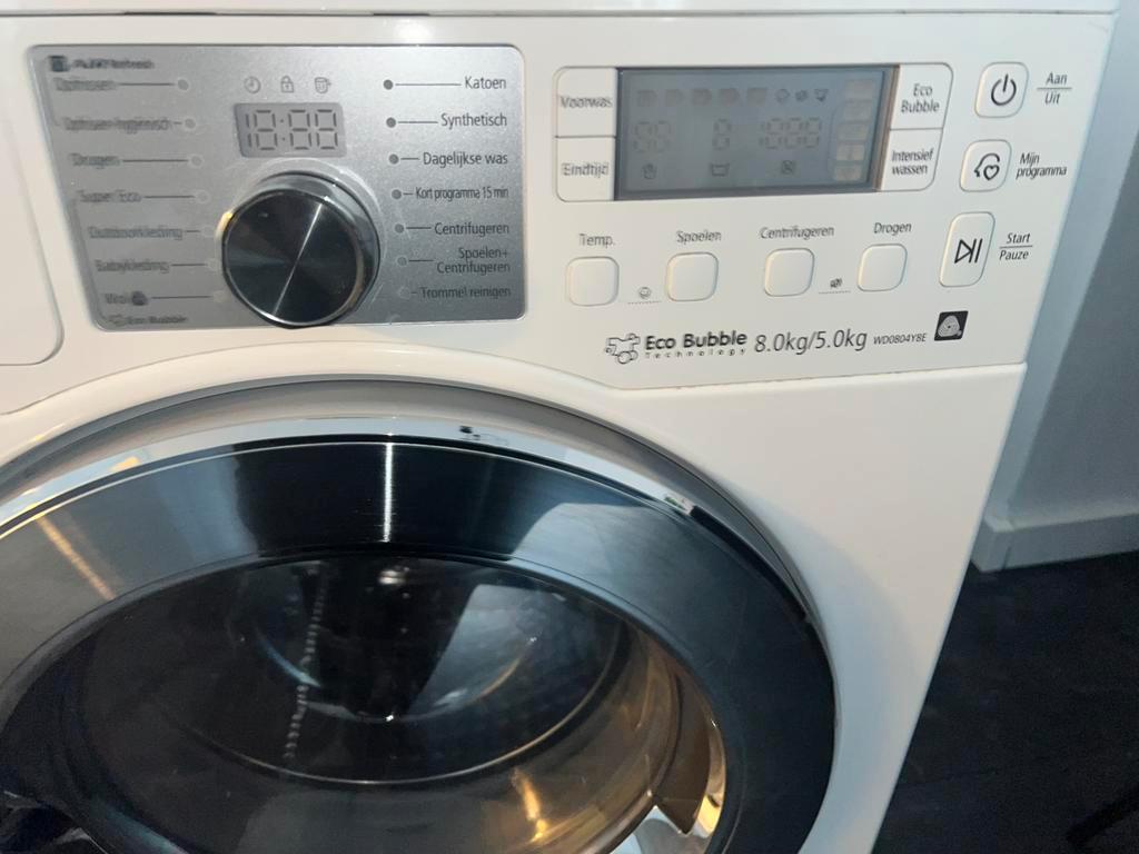 Gratis Defect Samsung Ecobubble Wasmachine/Droger - 8kg/5kg