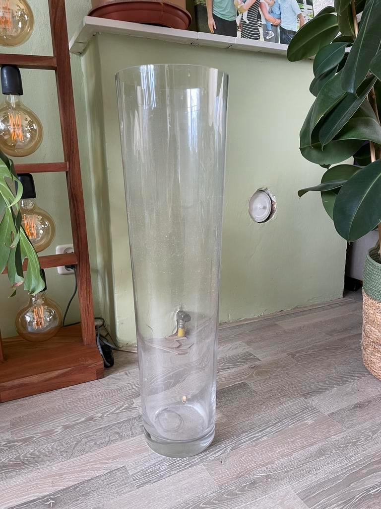 Gratis grote glazen vaas