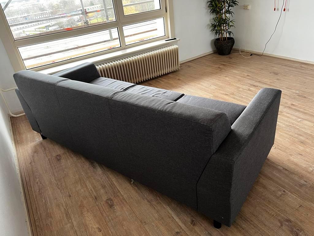 Gratis grijze 3-zitsbank - Gebruikt