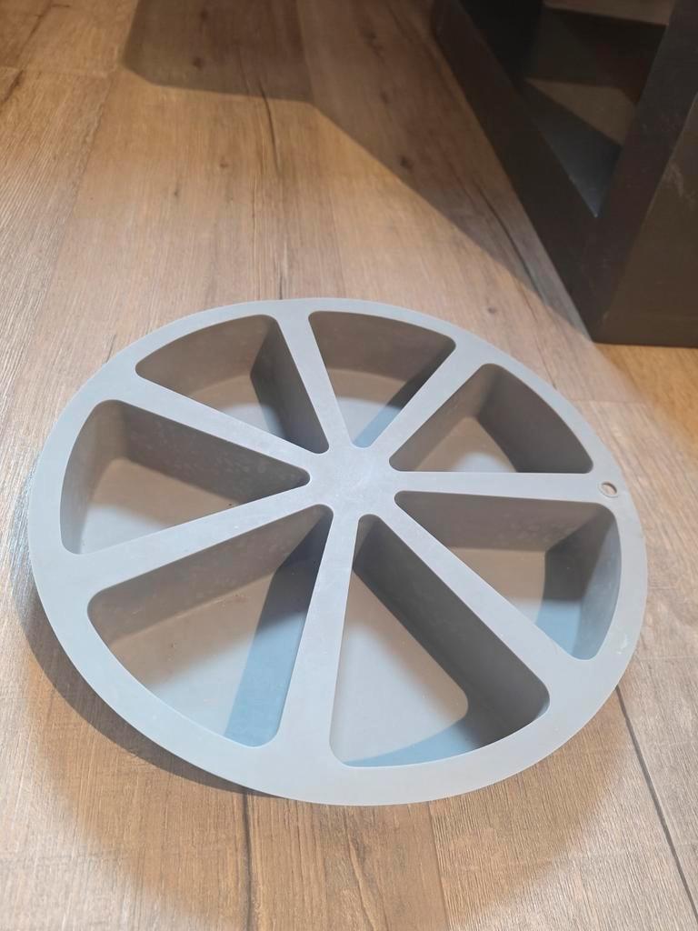 Siliconen Bakvorm Grijs - 7 taartpunten