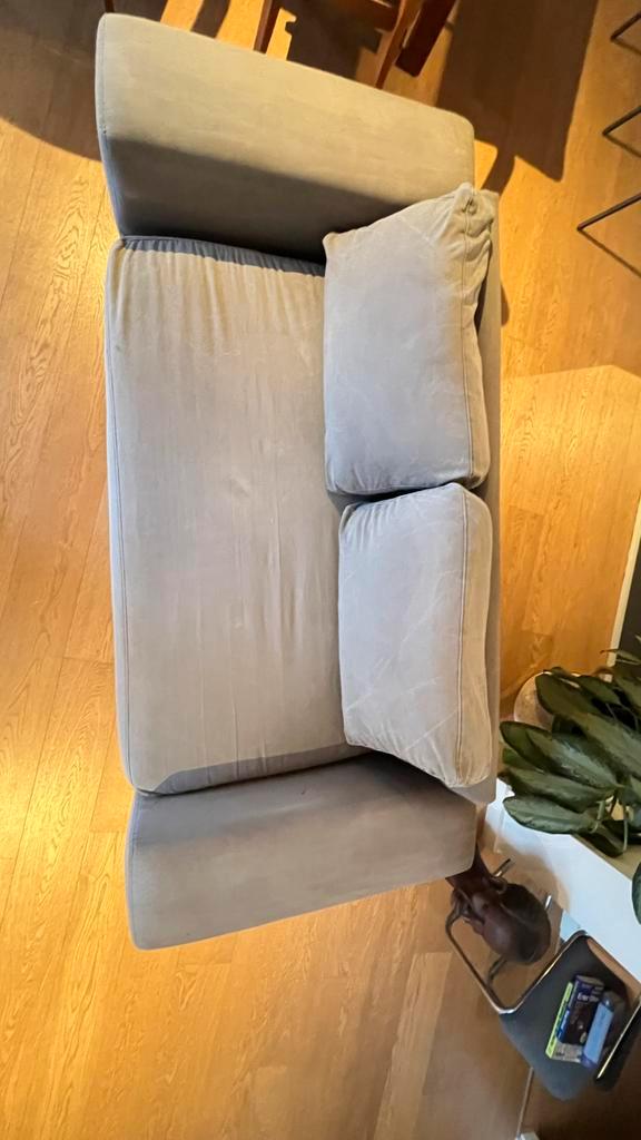 2-persoons bank, grijs