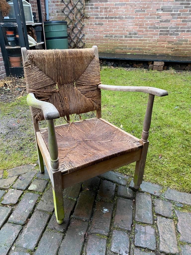 Gratis houten stoel fauteuil