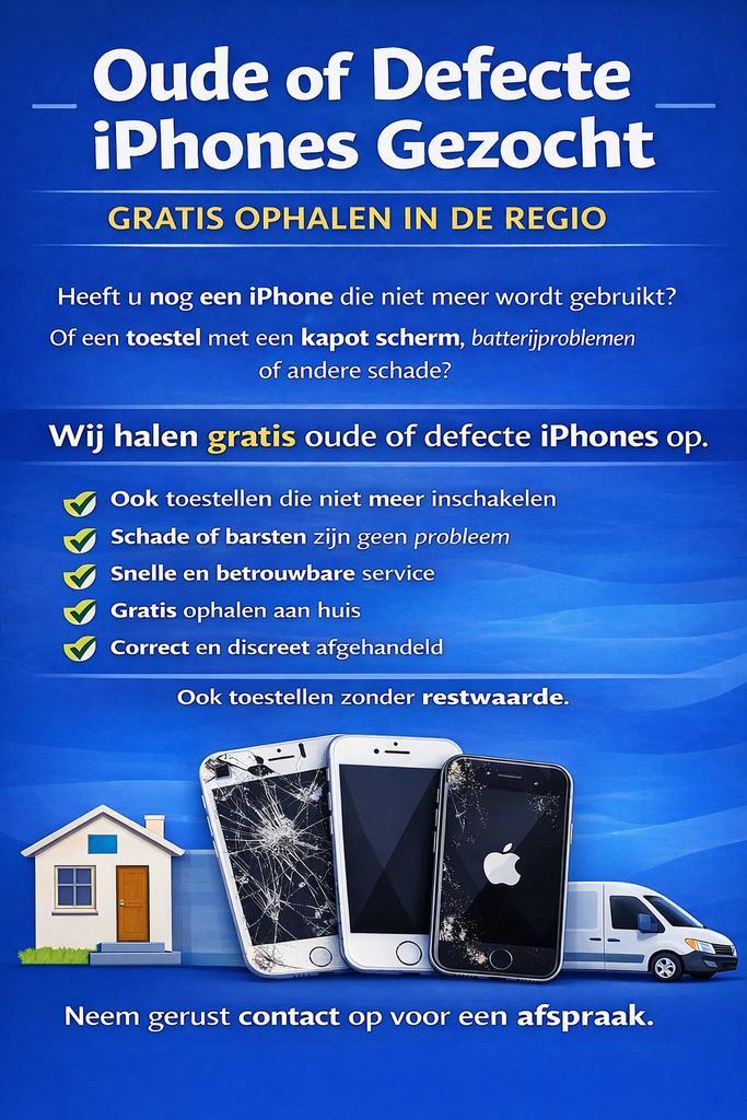 iPhone Gezocht - Defect geen probleem!