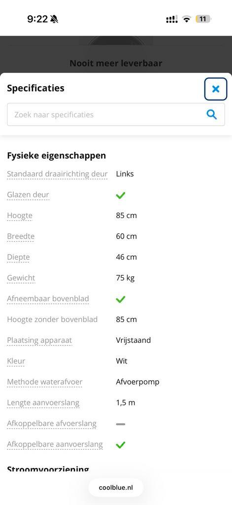 Haier HWD80-B14979 - I-Pro Series 7 - Was-droogcombinatie