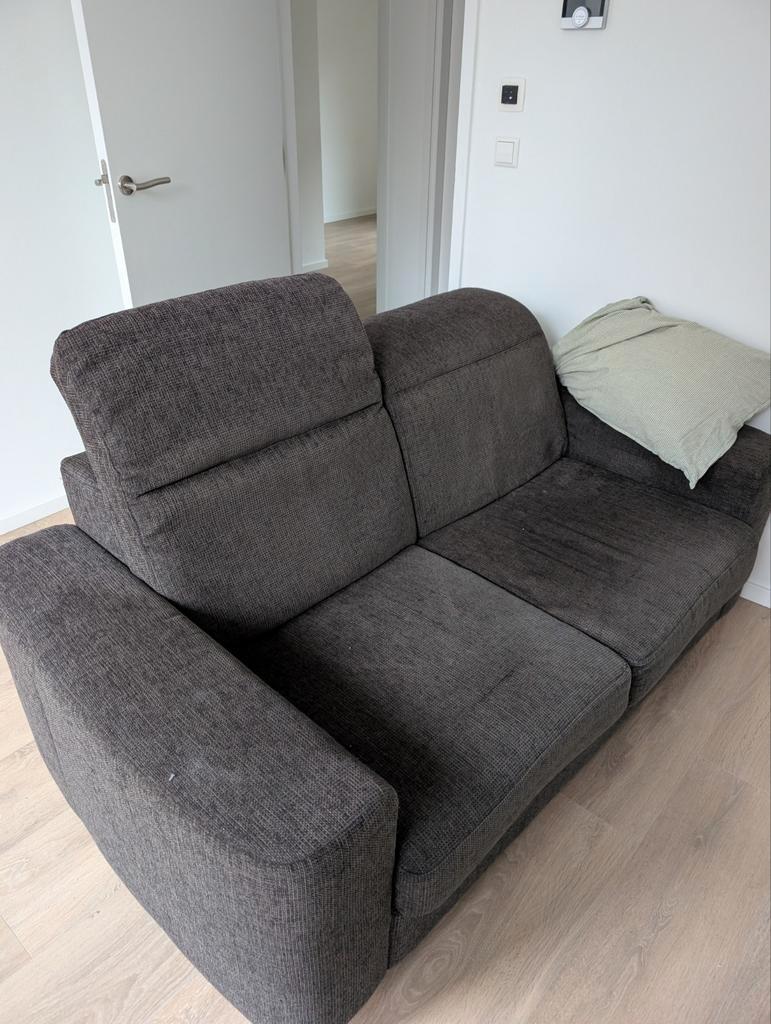 Gratis 2-zits bank met verstelbare rugleuning