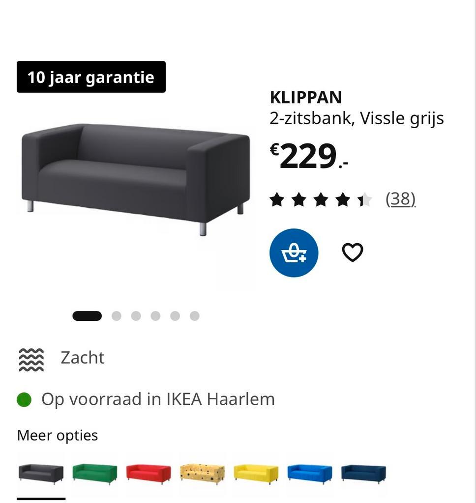 Ikea Klippan bank