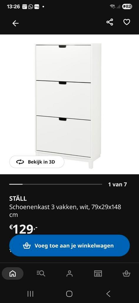 Gratis afhalen! Ikea Ställ schoenenkast.